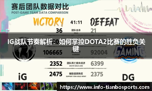 IG战队节奏解析:如何掌控DOTA2比赛的胜负关键